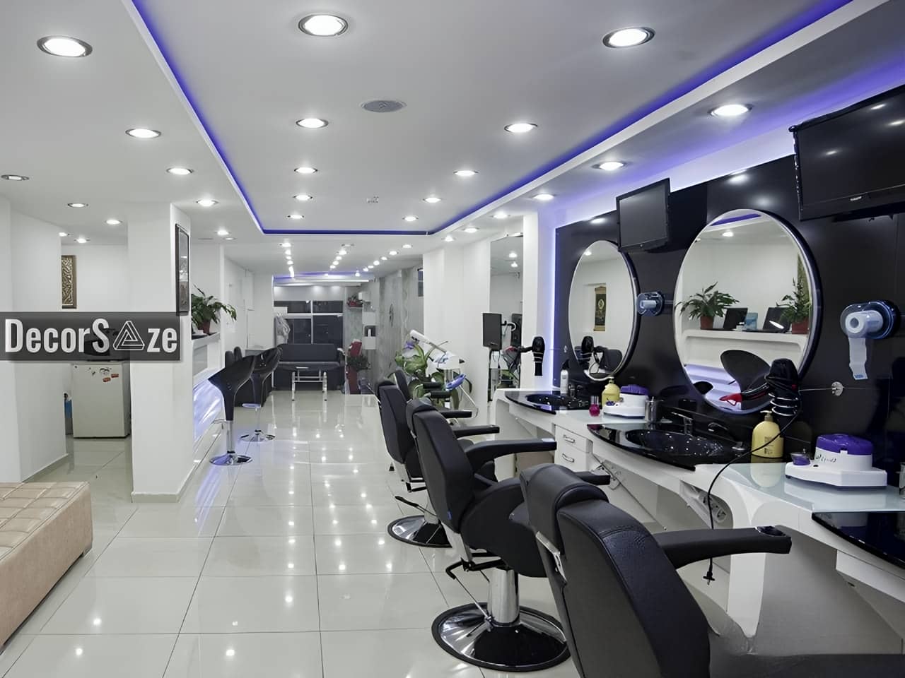 قیمت طراحی دکوراسیون سالن زیبایی