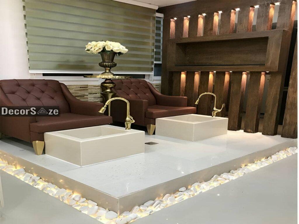 طراحی دکوراسیون سالن زیبایی مدرن