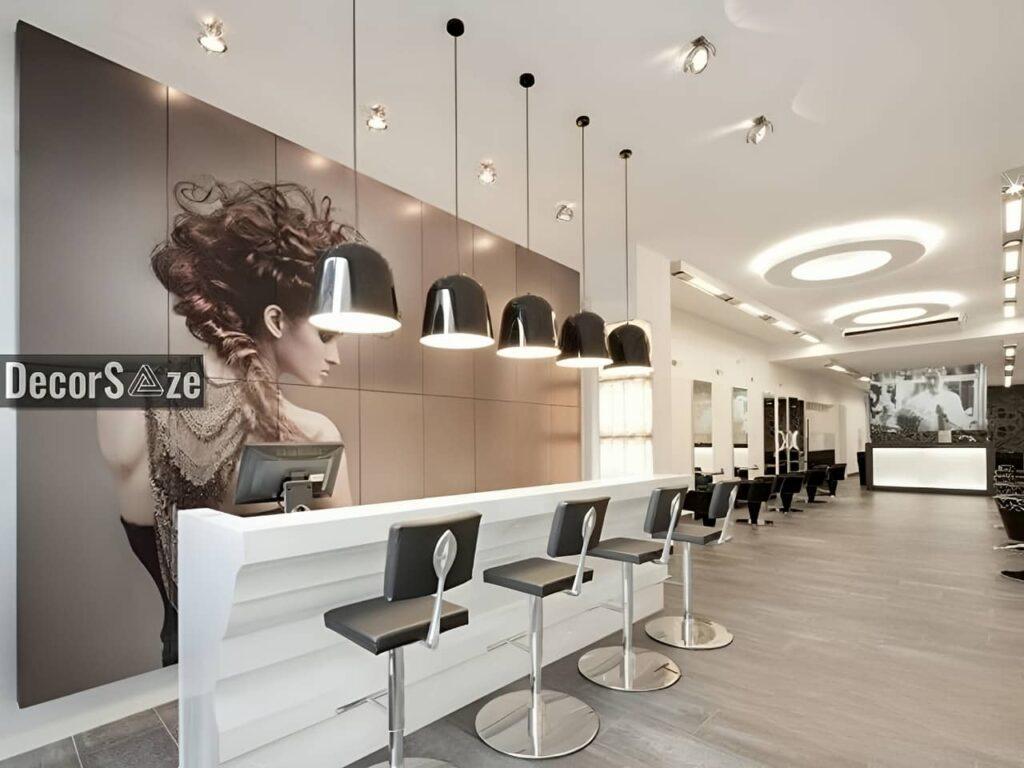 طراحی و اجرای دکوراسیون داخلی سالن زیبایی