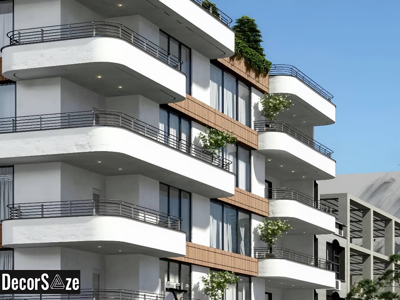دکوراسیون نما ساختمان و آپارتمان | دکور سازه دکوراسیون نما ساختمان و آپارتمان