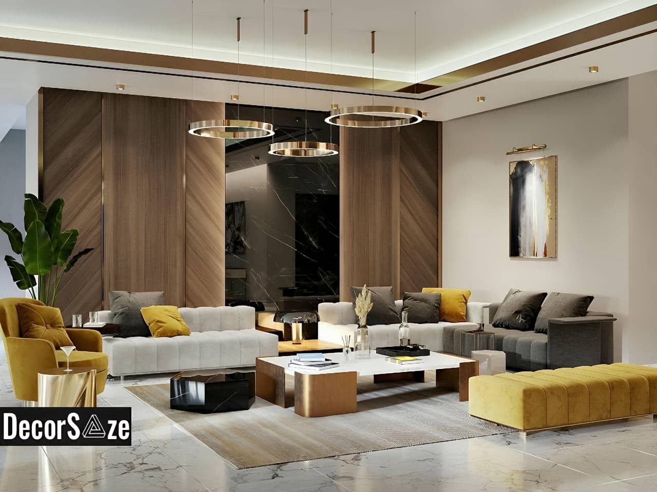 تاثیر دکوراسیون پذیرایی شیک و مدرن بر افزایش ارزش ملک