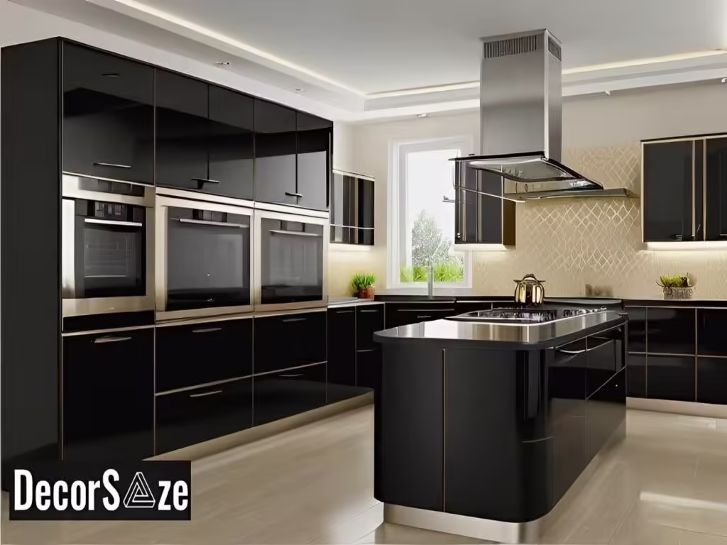 دکوراسیون آشپزخانه با کابینت سفید