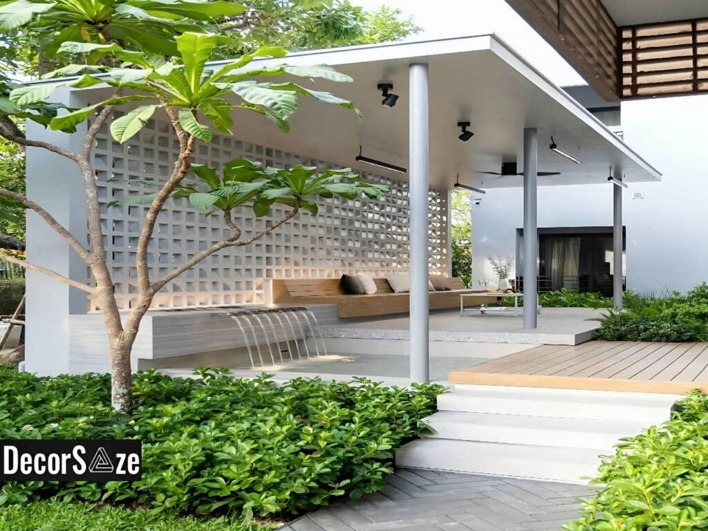روف گاردن با گیاهان آپارتمانی